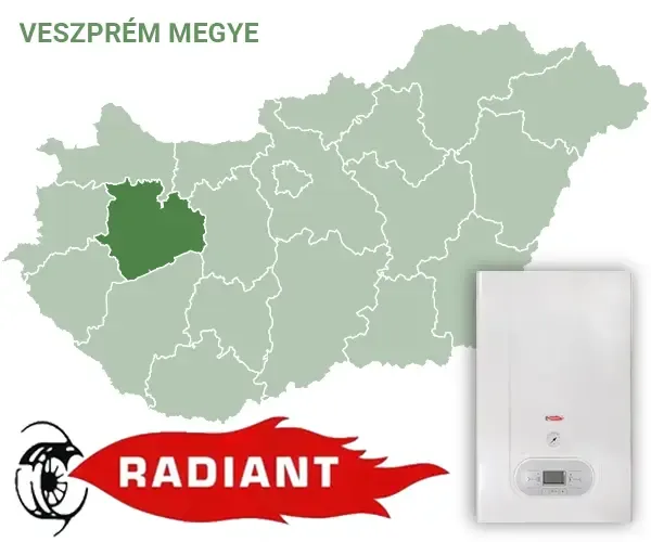 radiant szervizek Veszprém megyében